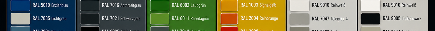 Welche RAL-Farbe für welchen Einsatz?