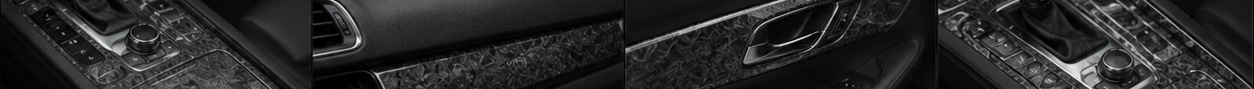 Automobil-Interieur mit Carbon-Optik Wassertransferdruck von WT-Direct