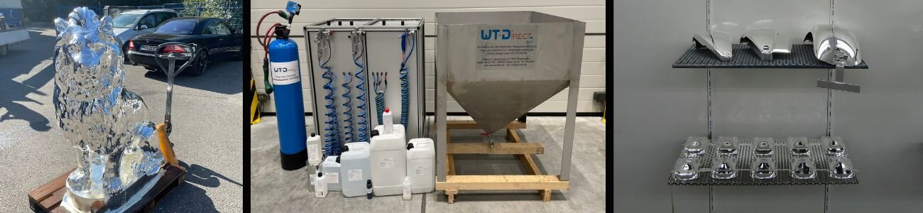 Spray-Verchromung mit brillantem Chromeffekt