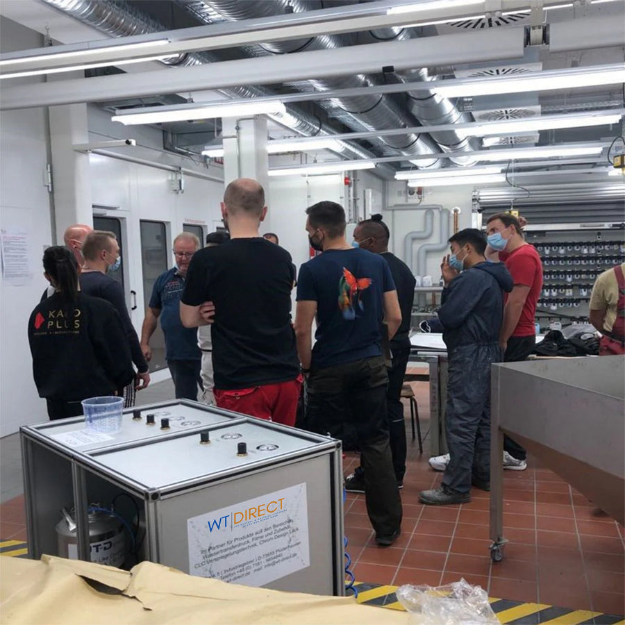 Wassertransferdruck Vorführung für Profis