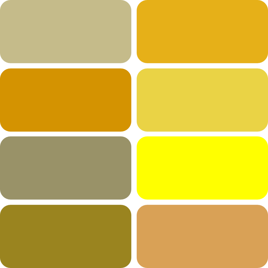 RAL Gelbtöne Farben Lacke