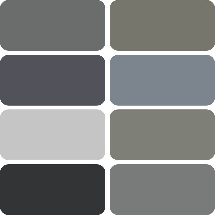 RAL Grautöne Farben Lacke