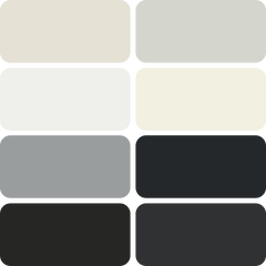 Collection image for: RAL Weiß-Schwarztöne Farben Lacke