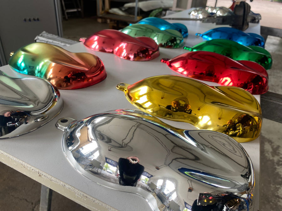 Farblasuren Sprayverchromen Verspiegelung