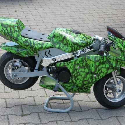 Wassertransferdruck Folie Alien Schwarz I-072-1