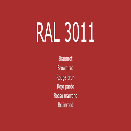 RAL 3011 Braunrot Lack in 1K Lack