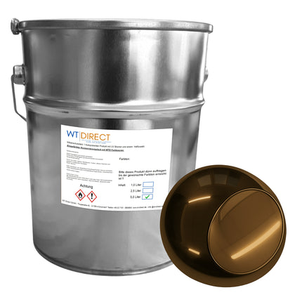 Silberschutzlack Dunkelgold 1K für SprayVerchromen - WT-Direct