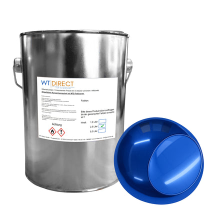 Silberschutzlack Königsblau 1K für SprayVerchromen - WT-Direct