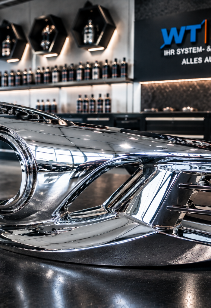 SprayVerchromen von Kunststoffteilen – Chromoptik ohne Galvanik