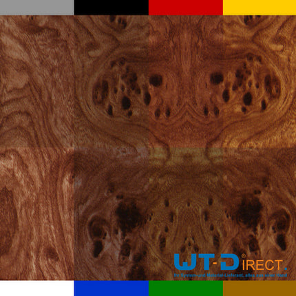 Wassertransferdruck Folie Wurzelnuss Gold A-007-3