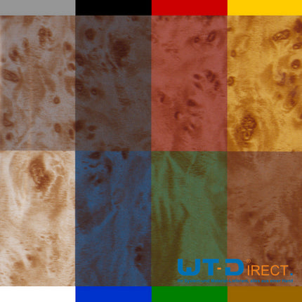 Wassertransferdruck Folie Wurzelnuss in Hell A-063