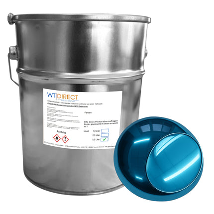 Silberschutzlack Aqua Blau 1K für SprayVerchromen - WT-Direct