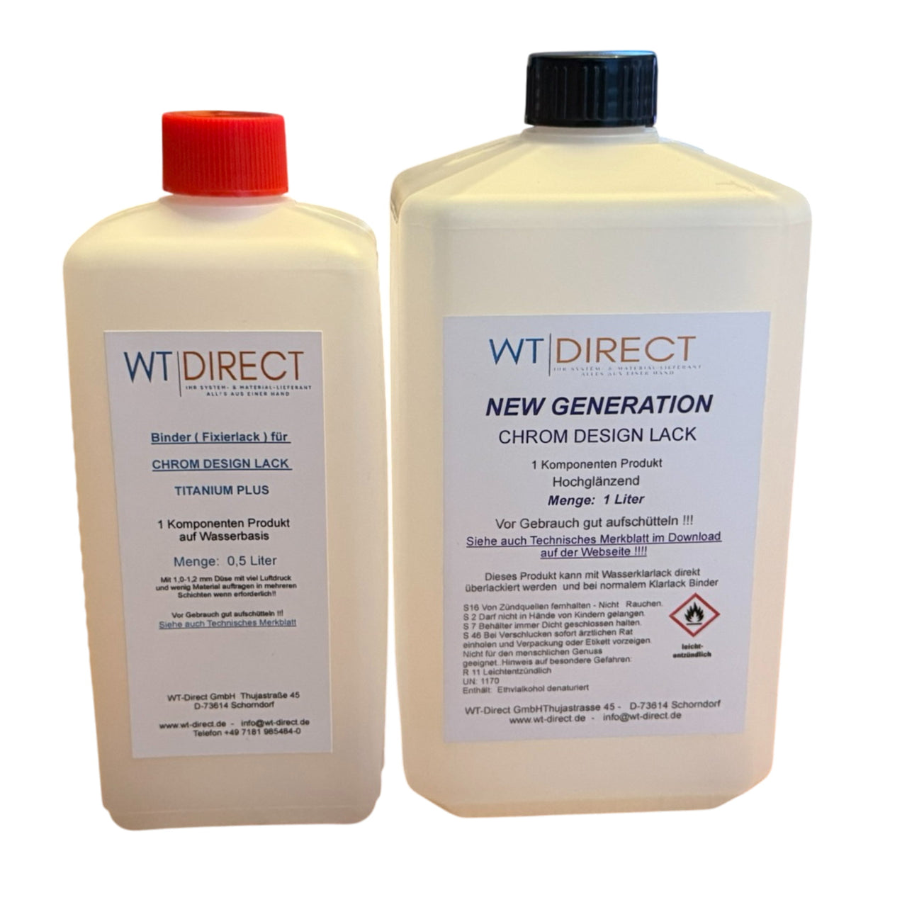 CHROM OPTIK DESIGN LACK mit Wasserbinder - WT-Direct