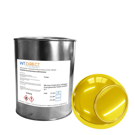 Silberschutzlack Gelb 1K für SprayVerchromen - WT-Direct