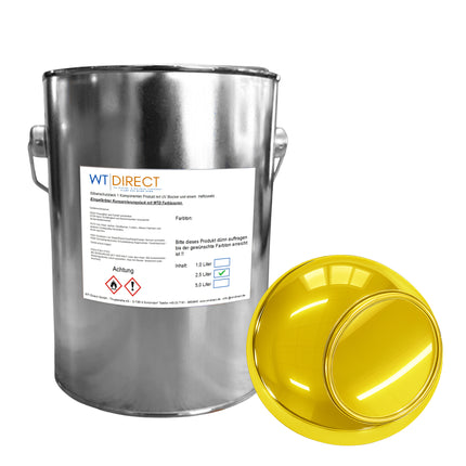 Silberschutzlack Gelb 1K für SprayVerchromen - WT-Direct