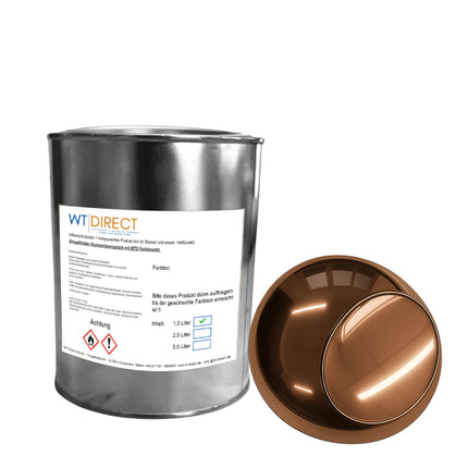 Silberschutzlack Bronze 1K für SprayVerchromen - WT-Direct