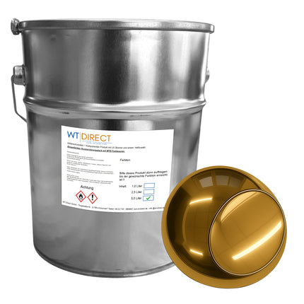 Silberschutzlack Altgold 1K für SprayVerchromen - WT-Direct