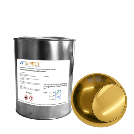 Silberschutzlack Messing 1K für SprayVerchromen - WT-Direct