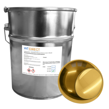 Silberschutzlack Messing 1K für SprayVerchromen - WT-Direct