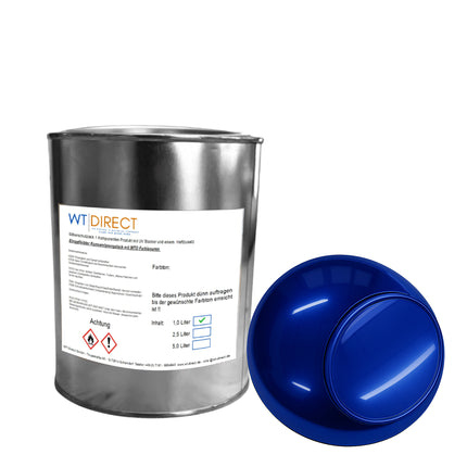 Silberschutzlack Cobalt Blau 1K für SprayVerchromen - WT-Direct