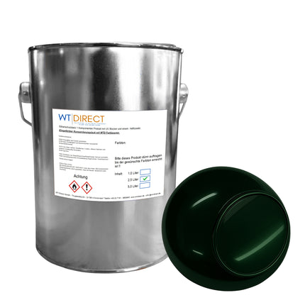 Silberschutzlack Dunkelgrün 1K für SprayVerchromen - WT-Direct