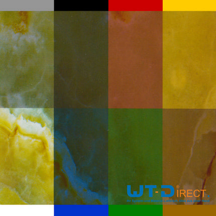 Wassertransferdruck Folie Bernstein in Grün H-001