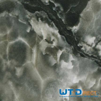 Wassertransferdruck Folie Marmor Dunkelgrün Ton H-003