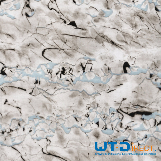 Wassertransferdruck Folie Marmor in Blau H-017-6