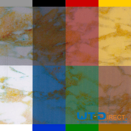 Wassertransferdruck Folie Marmor Grün / Braun H-022