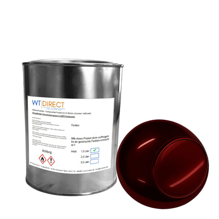 Silberschutzlack Dunkelrot 1K für SprayVerchromen - WT-Direct