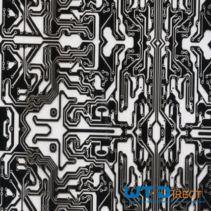 Wassertransferdruck Folie Schwarz Platinen I-048