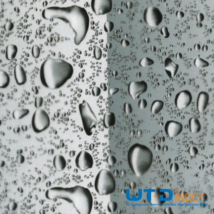 Wassertransferdruck Folie Wassertropfen Schwarz zu Hell I-090