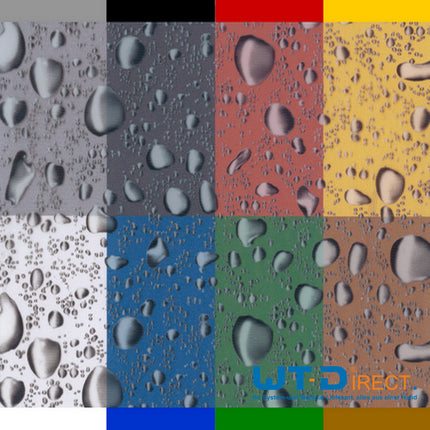 Wassertransferdruck Folie Wassertropfen Schwarz I-090-4