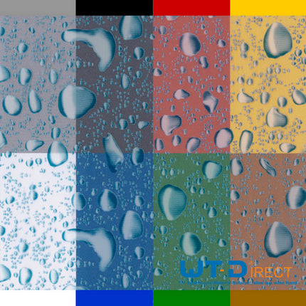 Wassertransferdruck Folie Wassertropfen Blau I-090-8