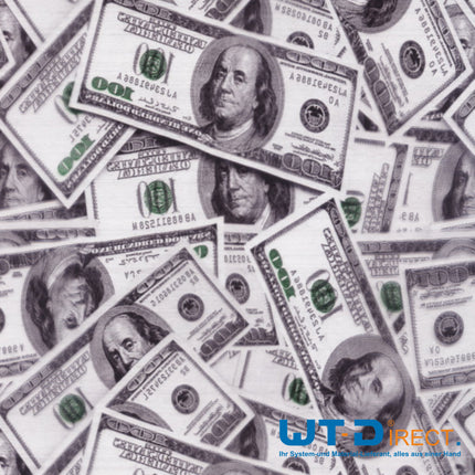 Wassertransferdruck Folie Dollar Noten I-094