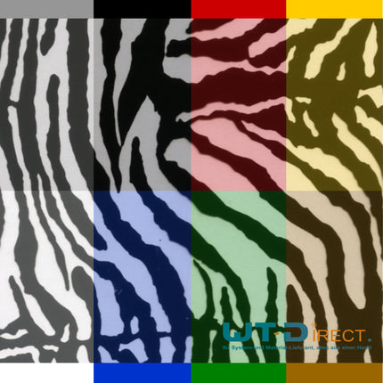 Wassertransferdruck Folie Zebra Muster mit Braun I-100