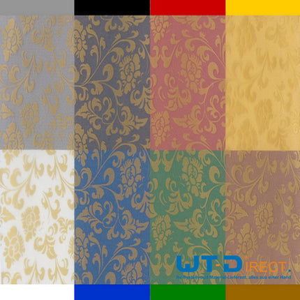 Wassertransferdruck Folie Henna Fein Gold I-135-2