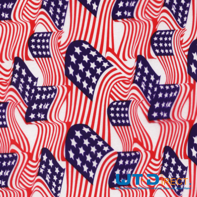 Wassertransferdruck Folie US Flags I-136