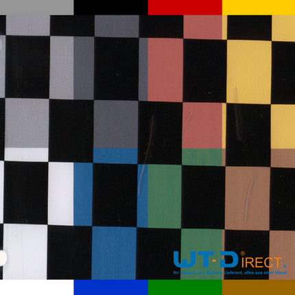 Wassertransferdruck Folie Zielflagge Schwarz Weiß I-169