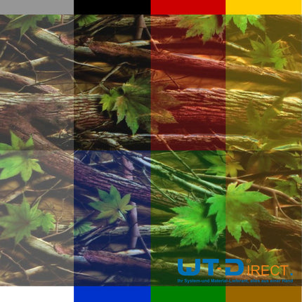 Wassertransferdruck Folie Herbstblätter Grün I-225-2