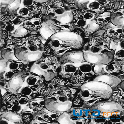 Wassertransferdruck Folie Totenkopf Groß I-251