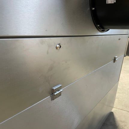 Wasserwandspritzstand aus Edelstahl