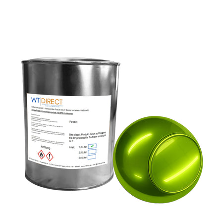 Silberschutzlack Lime Grün 1K für SprayVerchromen - WT-Direct