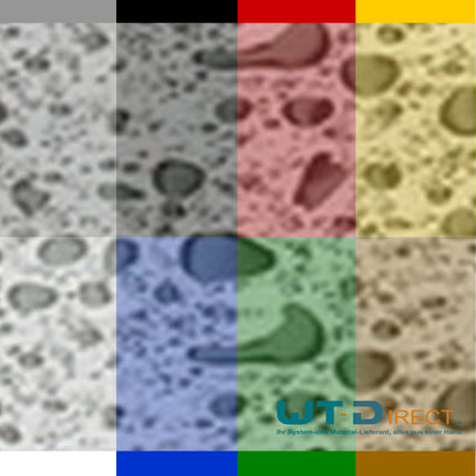 Wassertransferdruck Folie Wassertropfen Schwarz M-7502