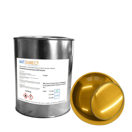 Silberschutzlack Gold 1K für SprayVerchromen - WT-Direct