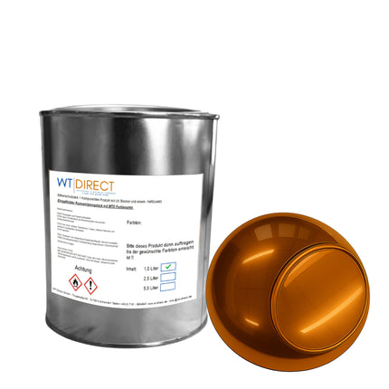 Silberschutzlack Orange Gold 1K für SprayVerchromen - WT-Direct
