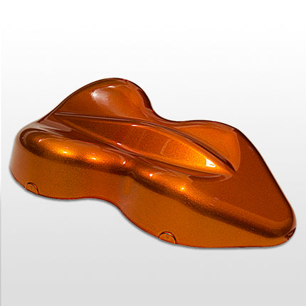 Silberschutzlack im Farbton Orange Gold Optik