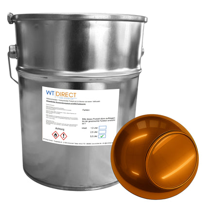 Silberschutzlack Orange Gold 1K für SprayVerchromen - WT-Direct