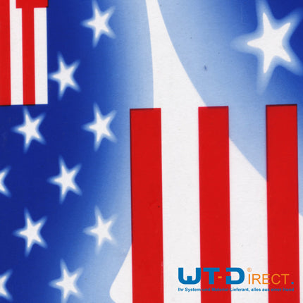 Wassertransferdruck Folie US-Flags Groß PI-019