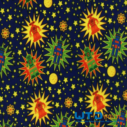 Wassertransferdruck Folie Robbis im bunten PI-054